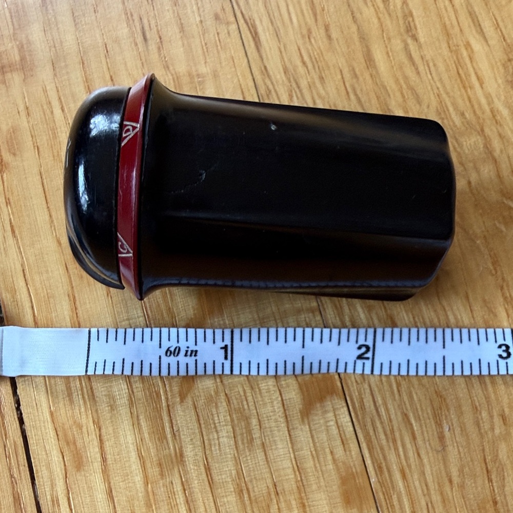Bakelite Triple “E” Pointer Vintage Black & Maroon 4-way Pencil Sharpener - Picture 7 of 11